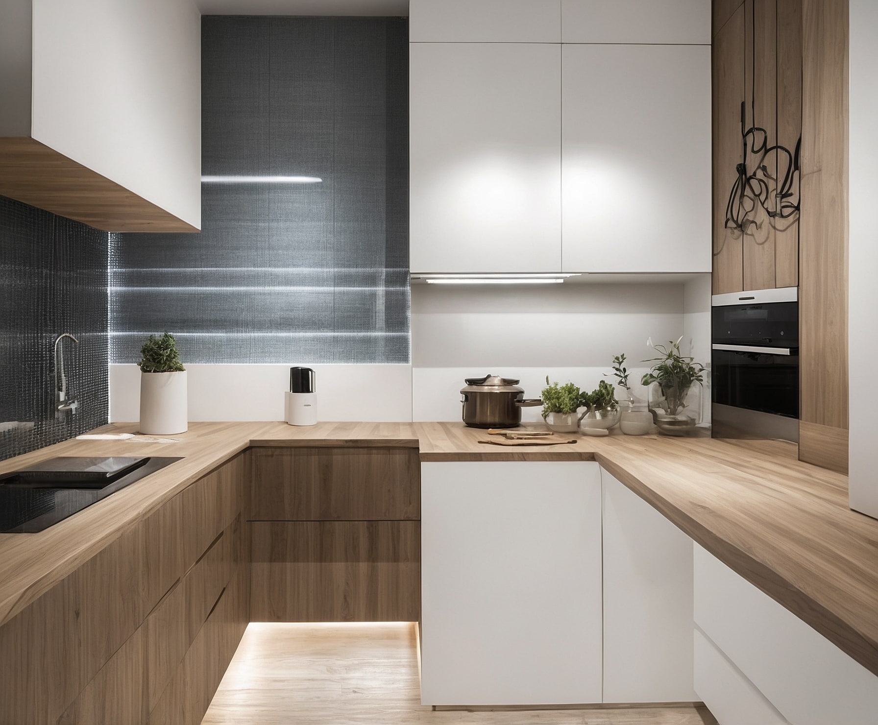 Cocina moderna y funcional renovada en Barcelona.
